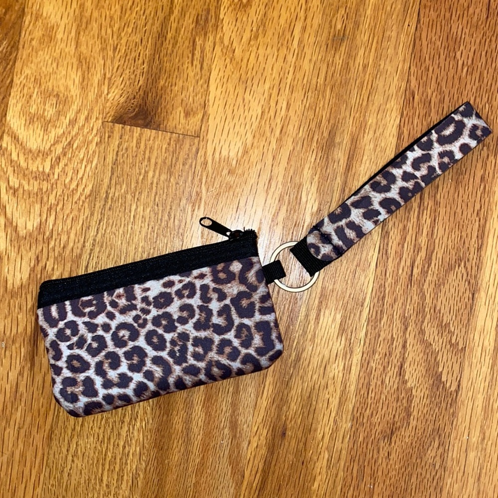 Cheetah Print Wristlet